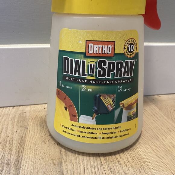 Ortho Dial N Spray Multi-Use Hose-End Sprayer Plastic Vintage - Picture 2 of 7